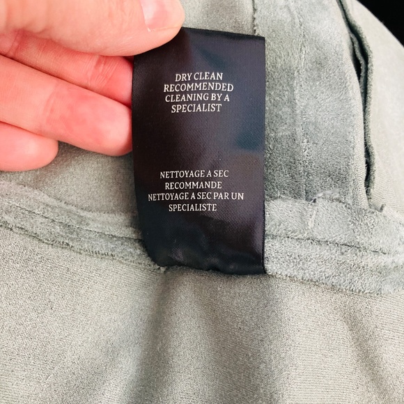 NWT Free People x Blank NYC Vegan Suede Trench - Picture 11 of 11
